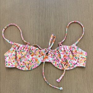 Kulani Kini Angel Baby Floral Bikini Top XS